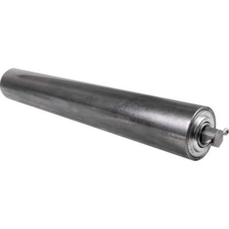 OMNI METALCRAFT 3-1/2" Dia. x .300 Wall Steel Roller for 29" O.A.W. Omni Conveyors 11530-29-GP